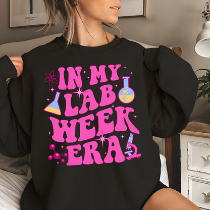 Geansaí Retro SEACHTAIN LAB, Eolaíocht Saotharlainne Míochaine, Bronntanas Paiteolaíochta, Fleibeatóimí, Cúntóir Saotharlainne, Banc Fola, Tee Eolaí Saotharlainne, Micribhitheolaí