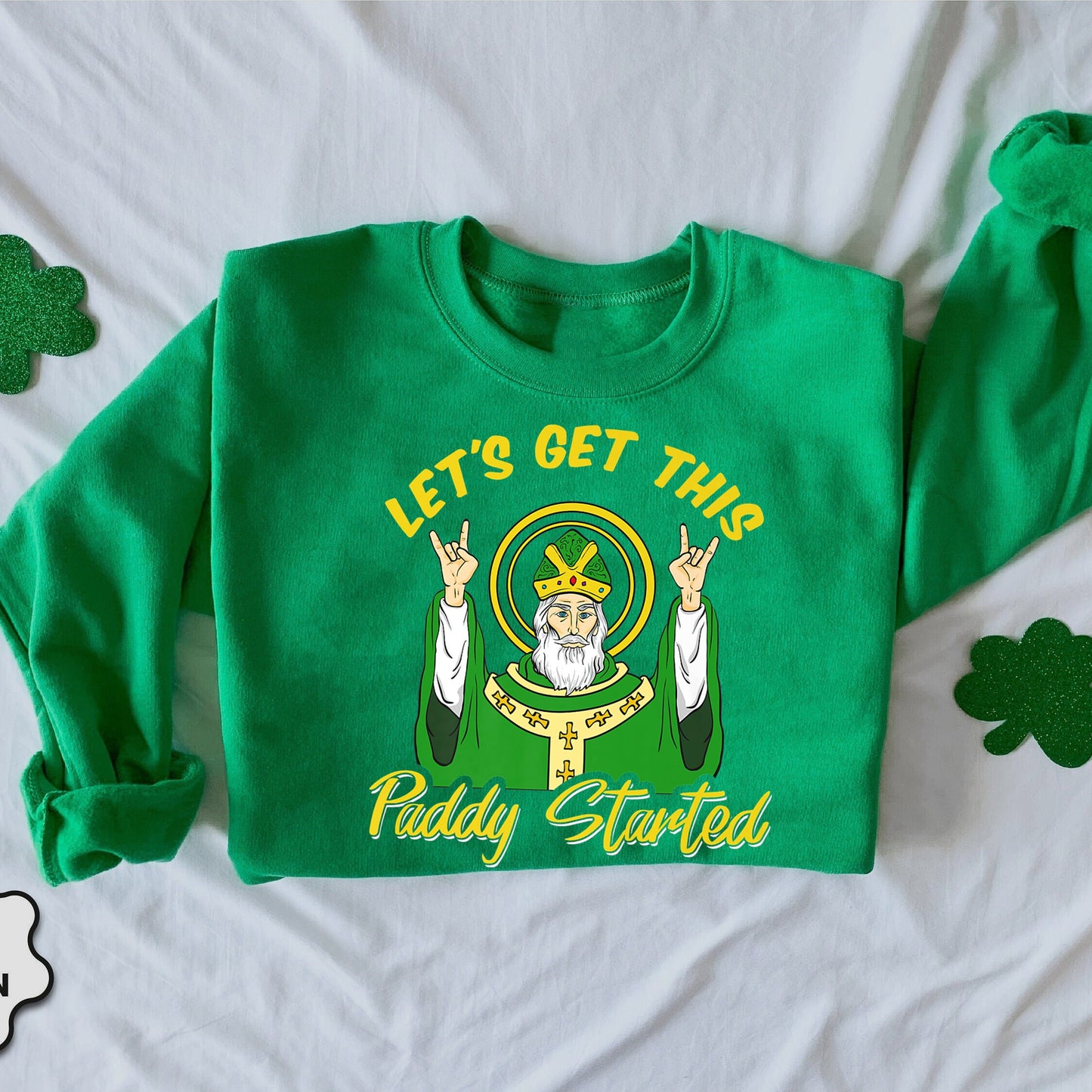 Cuirimis an Léine Tosaigh Seo Paddy, Go'n Git Léine Lae Pádraig, Léine Lá Fhéile Pádraig, Tiomáin Amach Na Nathracha, Nathair na hÉireann, Naomh Éireann