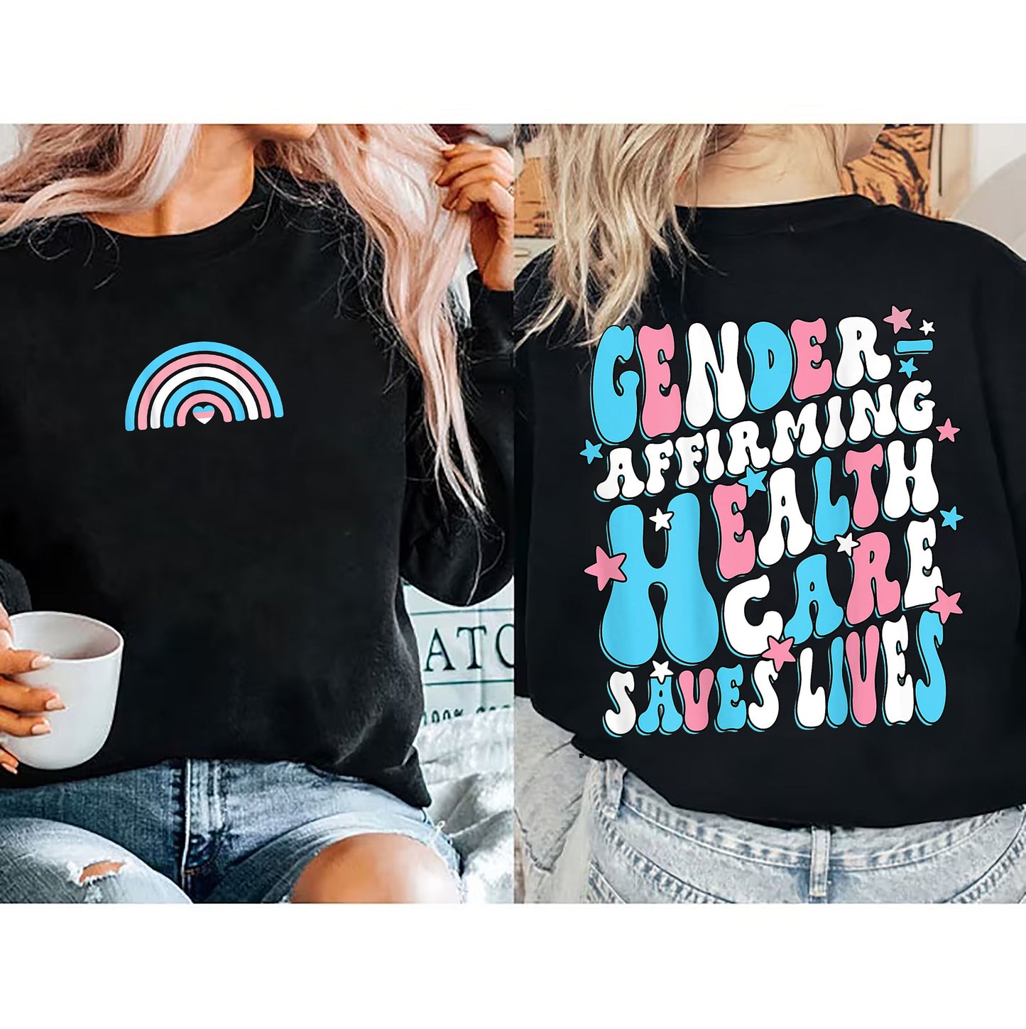 LGBTQ Shirt, Gender Affirming Healthcare Shirt, Trans Rights TShirt, Gender Equality Sweatshirt, Gay Pride Shirt, Pride Month, LGBT Gift Tee