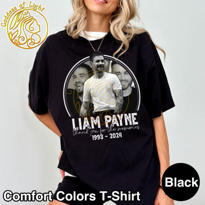 Liam Payne Tribute Shirt, Thank You For The Memories Liam Payne T-shirt, Rip Liam Payne, One Direction Tribute, In Memory Of Liam Payne Tee