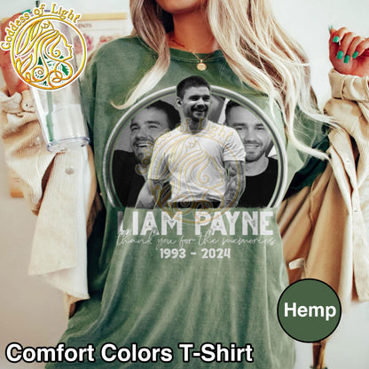 Liam Payne Tribute Shirt, Thank You For The Memories Liam Payne T-shirt, Rip Liam Payne, One Direction Tribute, In Memory Of Liam Payne Tee