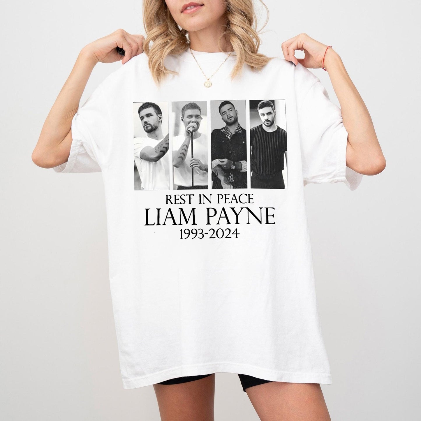 Liam Payne T-Shirt, Liam Payne Tribute Shirt, One Direction Music Band Shirt, 1D Thanks For Memories Shirt, In Memory Of Liam Payne T-shirt
