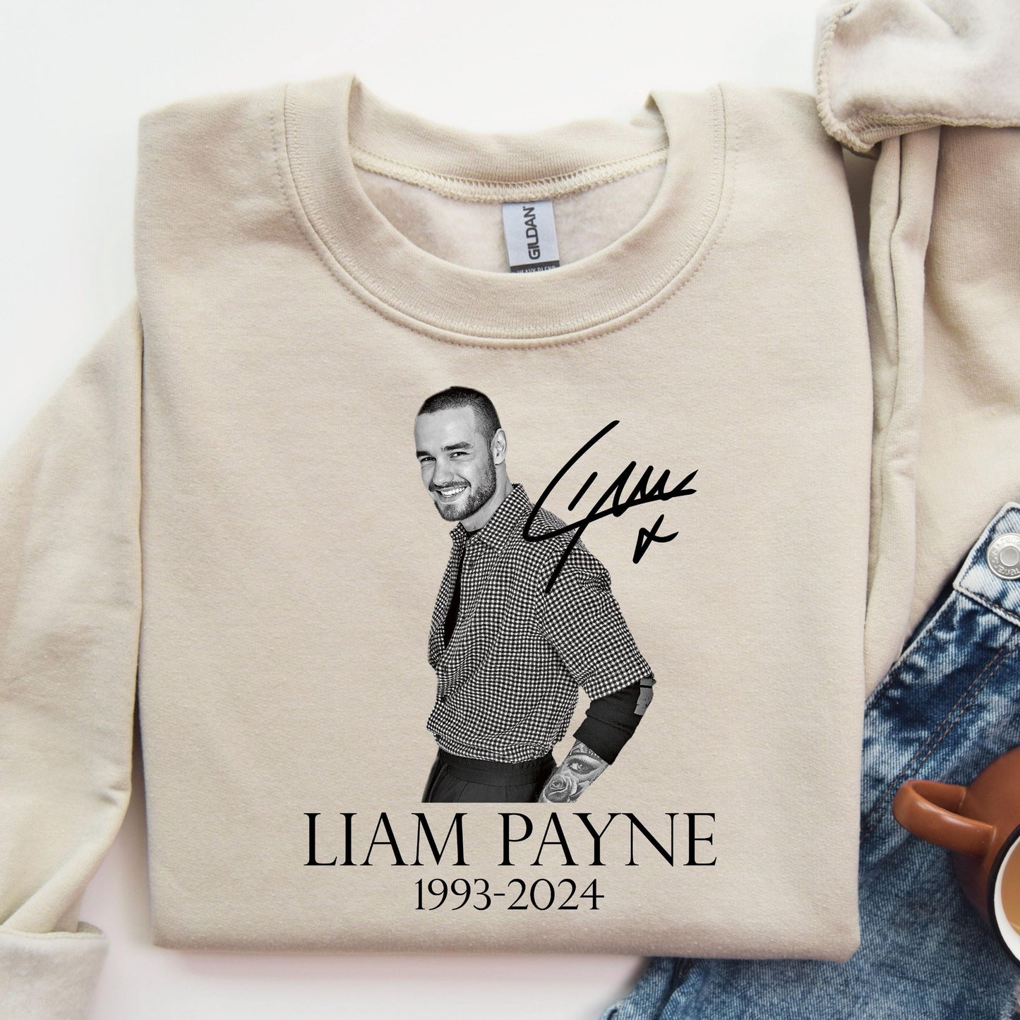 Léine Ómóis Liam Payne, Geansaí RIP Liam Payne, Geansaí Liam Payne i gCuimhne Liam Payne, Bronntanas Fan Liam Payne, Go raibh maith agat Léinte Liam Payne 2024