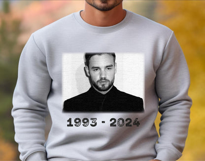 Liam Payne Sweatshirt and Hoodie, Rest In Peace 1993-2024, Vintage Liam Payne, Liam Payne Retro 90s, Memory Of Liam Payne Sweater