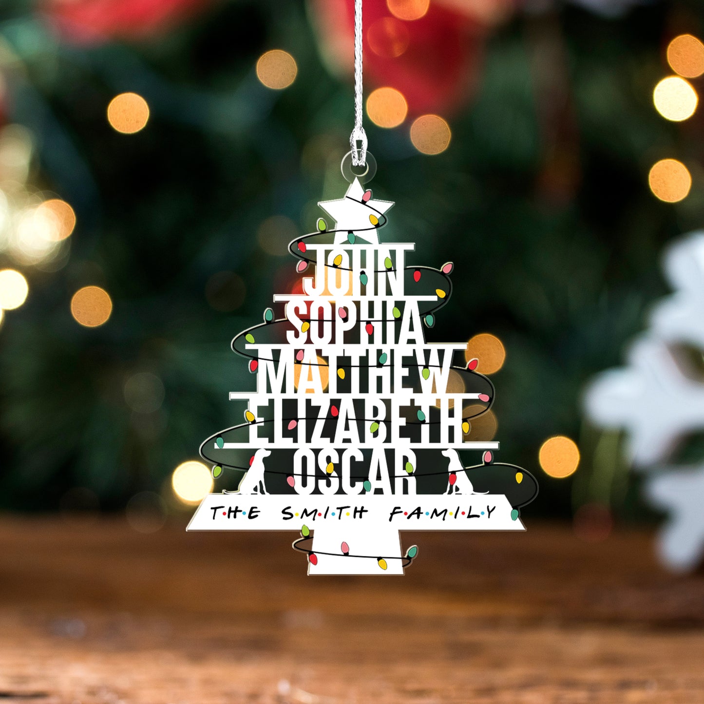 Teaghlach Pearsanta Le Ornáid Madraí Labradar An Nollaig, Ornáid na gCrann Nollag , Crann Nollag an Teaghlaigh Phearsanta, An Nollaig mar Bhronntanas