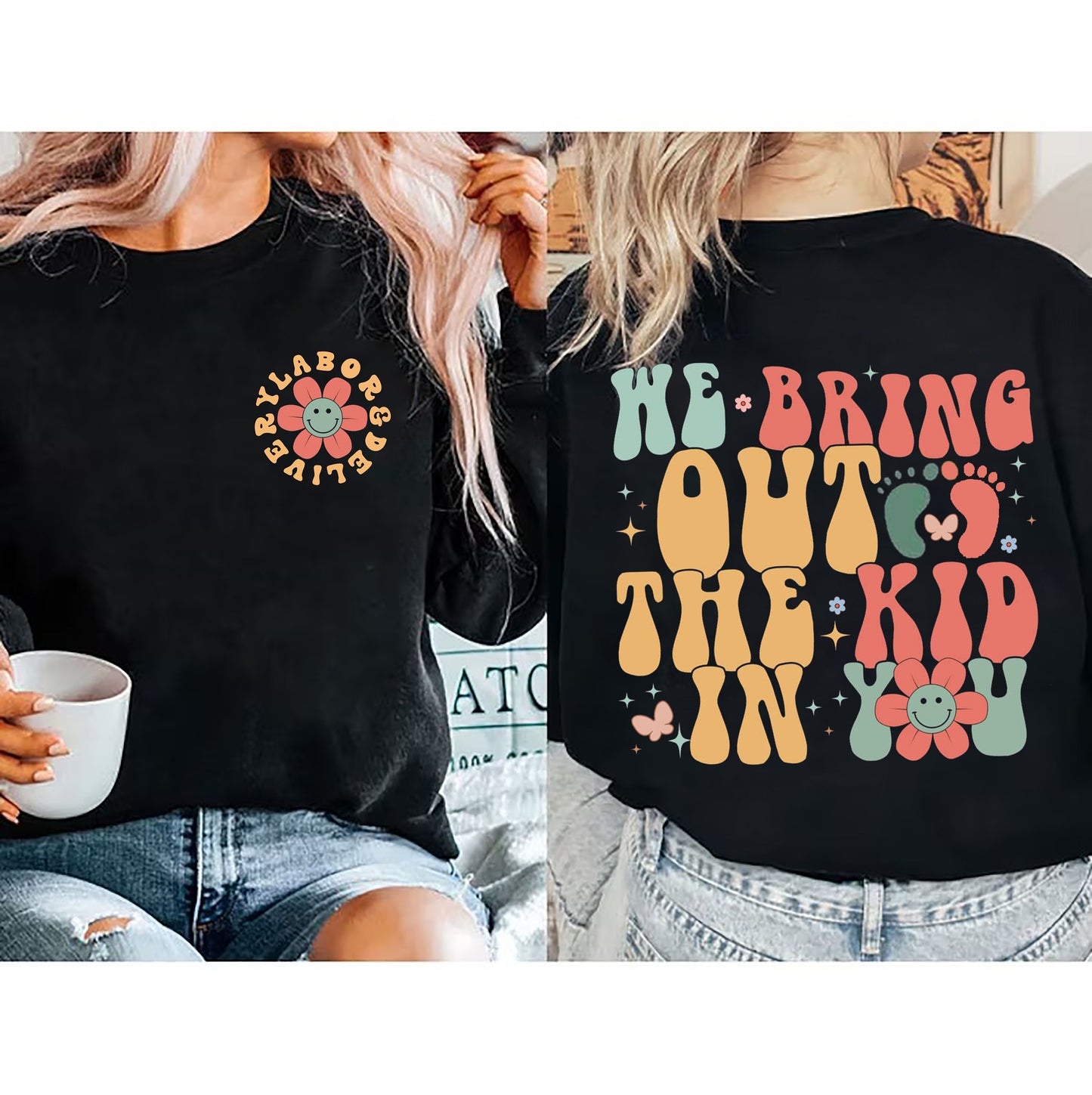 Labor & Delivery RN Crewneck Sweatshirt, Mother Baby Nurse Shirt, Labor Delivery Nurse Sweatshirt, L And D Nurse Grad Gift, Maternity Babies