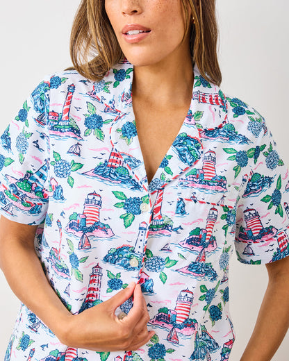 Lighthouse Keeper - Short Pajamas Set - Cloud