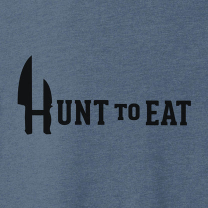 Hunt To Eat Logowear - T-shirt - Indigo