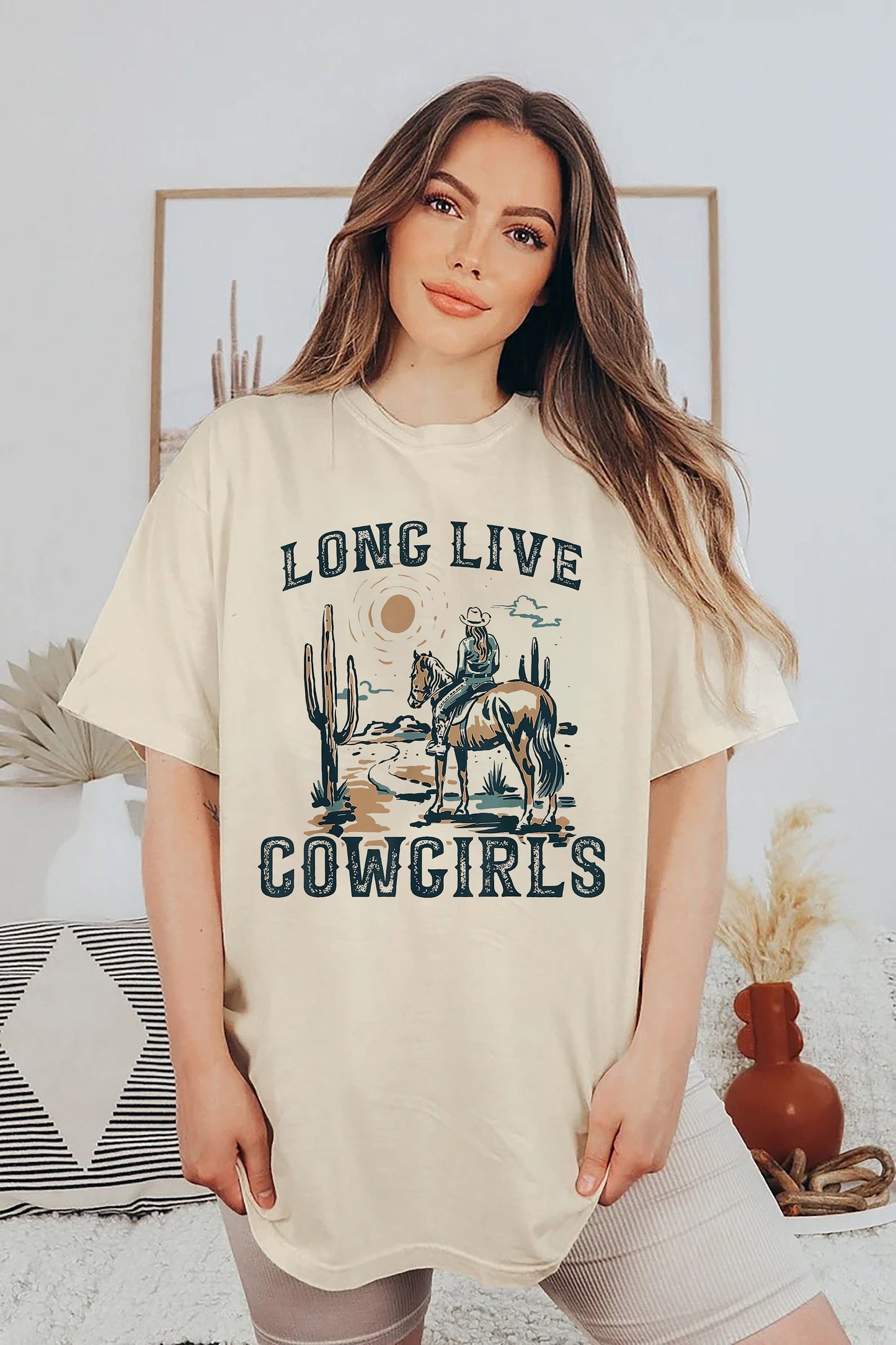 Long Live Cowgirls Western Sweatshirt, Long Live Cowgirls Sweatshirt, Western Sweatshirt, Cactus Hoodie, Cowgirl Hoodie, Country Girl Hoodie