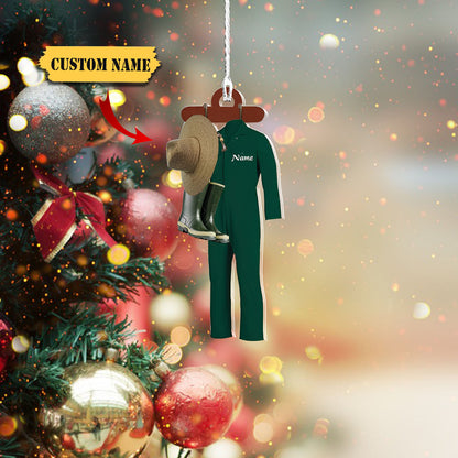 Custom Name Love Garden Ornament, Christmas Gift, Ornament Christmas, Ornament For Garden Lover, Ornament Gift