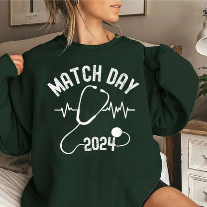 Lá Meaitseála 2024, Dathanna Compord, Lá Meaitseála na Scoile Leighis, Meaitseáil Chónaitheachta, Meaitseáil an Intéirnigh, Meaitseáil Scoile Med, geansaí Tí Lá Meaitseála