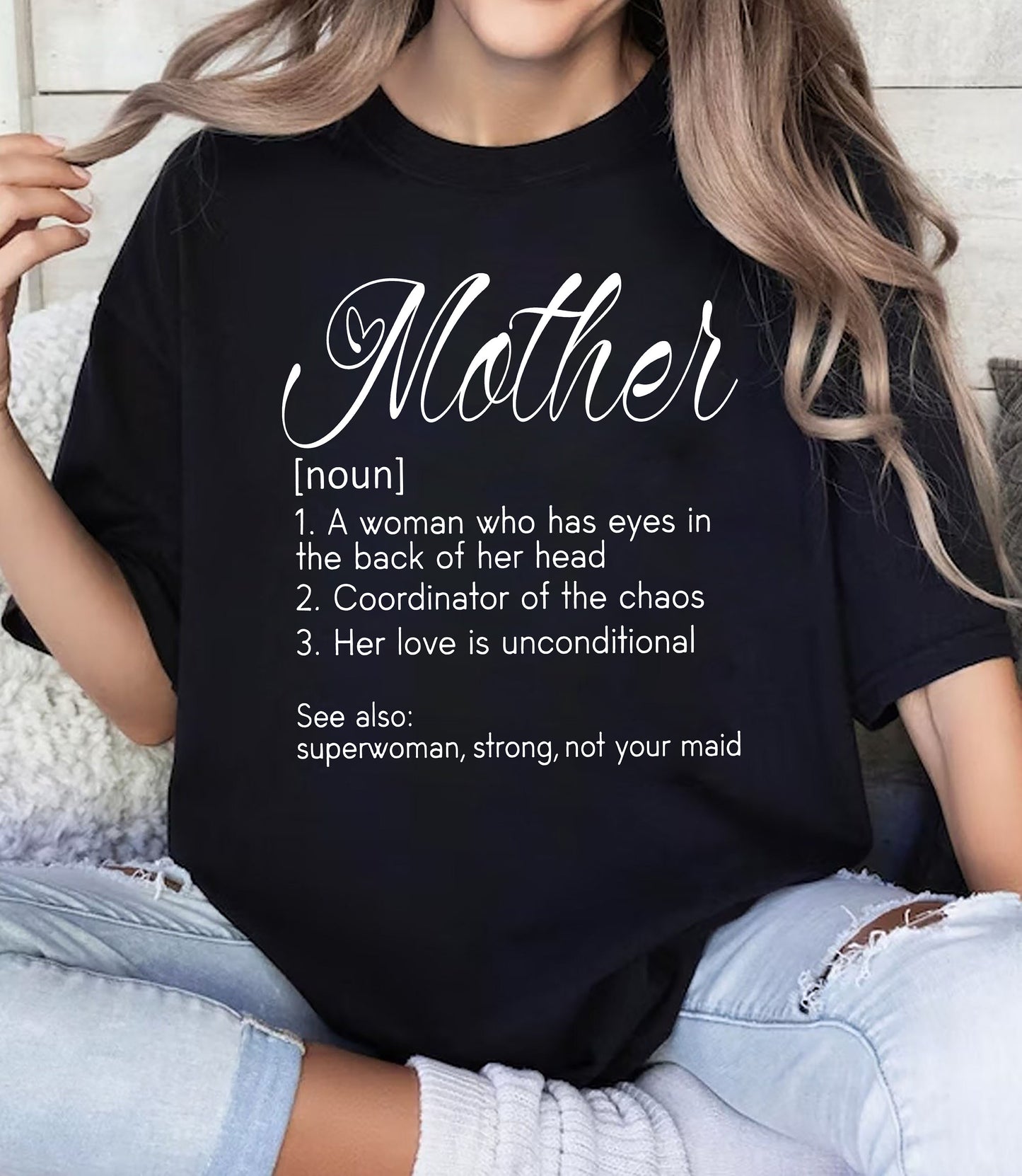 Léine Sainmhíniú Máthair, Muinchille Fada Máthar, Sweatshirt Lá na Máithreacha, Léine sainmhínithe Mam, Muinchille Fada Saoil, Brí Muinchille Fada na Máthar