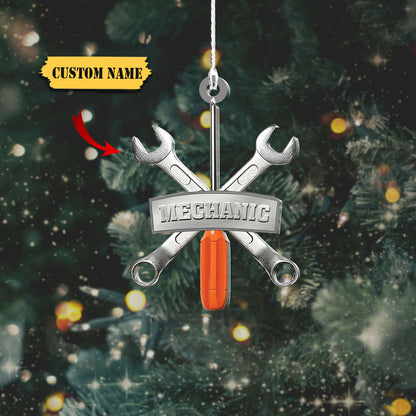 Ornáid Mheicneoir Múnlaithe MDF Ornáid, bronntanas Nollag, Ornáid Do Bhronntanais