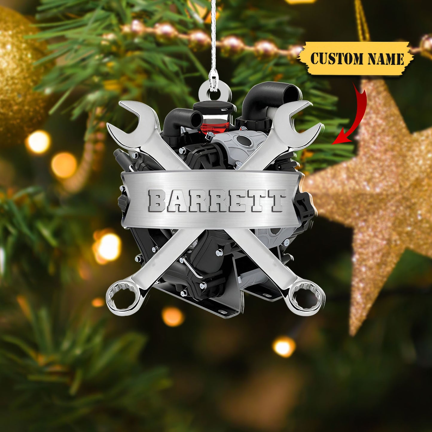 Uirlisí Meicniúla Ornáidí Maol, Sreangán Saincheaptha Ornáid Nollag