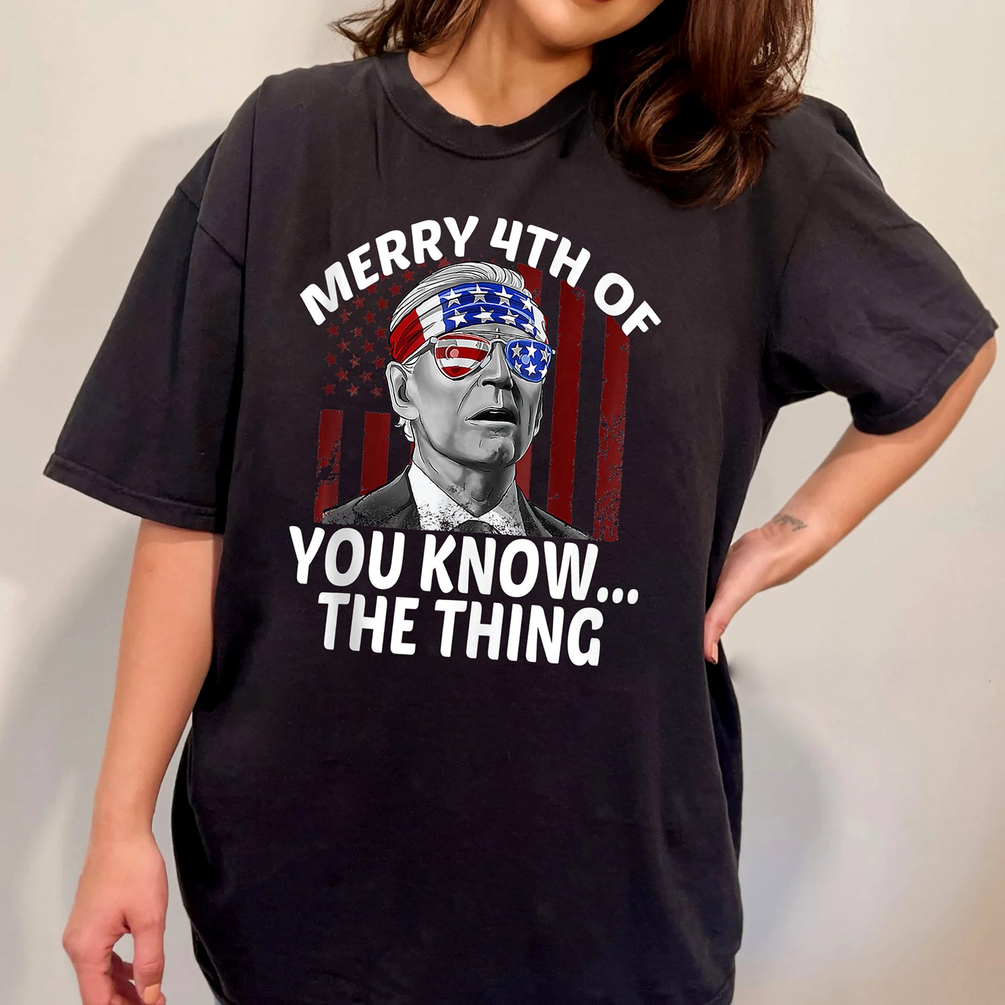 Merry 4th Of You Know Funny Shirt, 4th Of July Biden Shirt, American Patriot Gifts, Biden Dazed 4th Of July, Republican Shirt