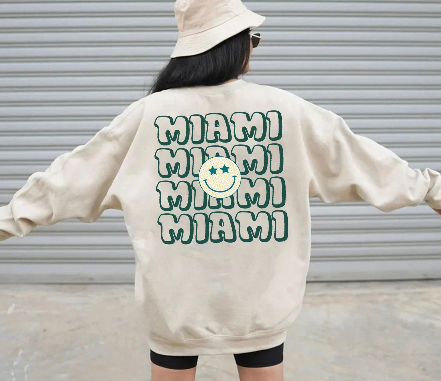 Miami Comfort Color T-Shirts, Retro Miami Tee, Miami Girl's Trip, Miami Game Day Sweatshirt, Miami Tailgate Apparel, Gift for Miami Student