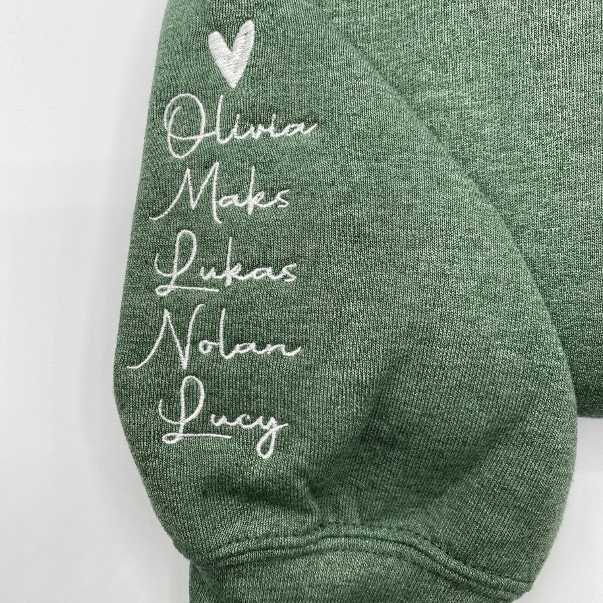 Mimi Sweatshirt with GrandKids Names on Sleeve, Embroidered Gift for Mimi