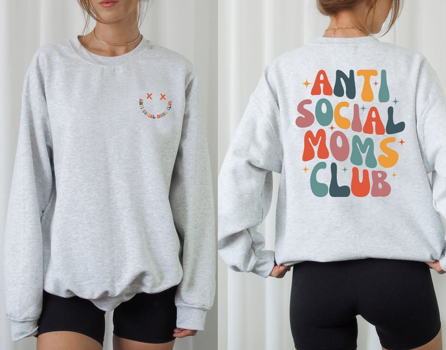 Mom Gift Sweatshirt, Anti Social Moms Club Sweatshirt, Antisocial Mom Sweatshirt, Mom Life Sweatshirt, Mama Sweatshirt, Moms Club Sweatshirt