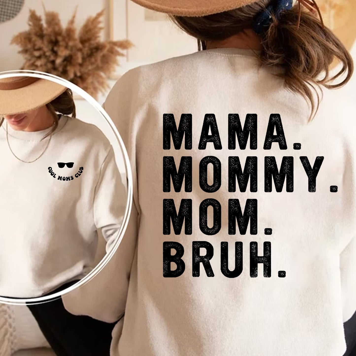 Mother's Day Gift, Cool Moms Club Mama Mommy Mom Bruh Sweatshirt, Cool Mom Club Hoodie, Cool Mom Sweatshirt, Mother Day Hoodie, Mama Shirt