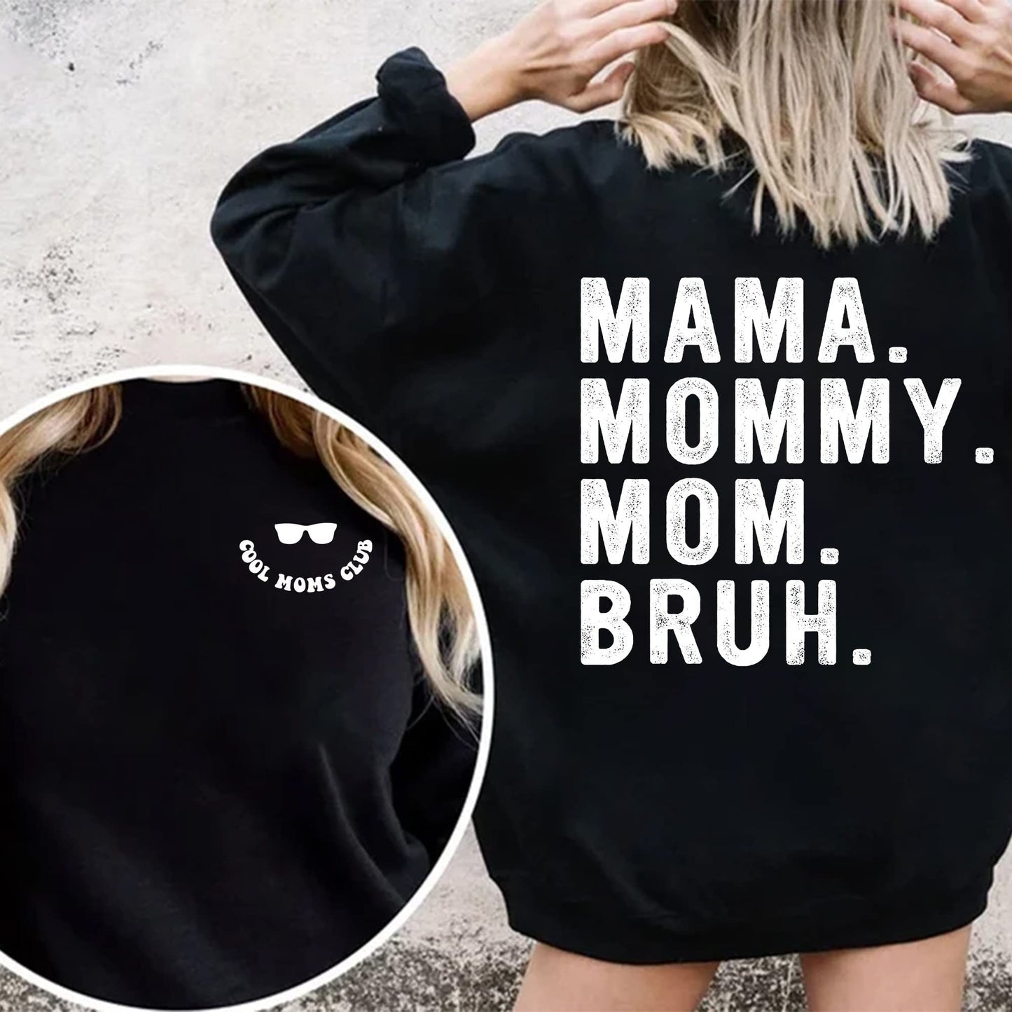 Mother's Day Gift, Cool Moms Club Mama Mommy Mom Bruh Sweatshirt, Cool Mom Club Hoodie, Cool Mom Sweatshirt, Mother Day Hoodie, Mama Shirt