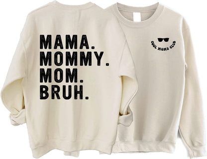 Mother's Day Gift, Cool Moms Club Mama Mommy Mom Bruh Sweatshirt, Cool Mom Club Hoodie, Cool Mom Sweatshirt, Mother Day Hoodie, Mama Shirt