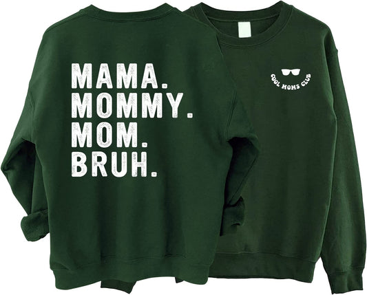 Mother's Day Gift, Cool Moms Club Mama Mommy Mom Bruh Sweatshirt, Cool Mom Club Hoodie, Cool Mom Sweatshirt, Mother Day Hoodie, Mama Shirt