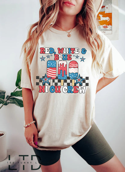 Nicu Nurse July 4th USA Shirt,Neonatal Intensive Care unit Nurse Independence Day 4th of July Tshirt Gift, Nicu Nurse Student Squad Usa Tees