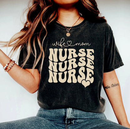 Nurse Mom Shirt, Nurse Mom Gift, Proud Nurse Mom Tee, Mother Of Nurse Shirt, Nursing Graduation Shirt, mother day gift, custom nurse shirt