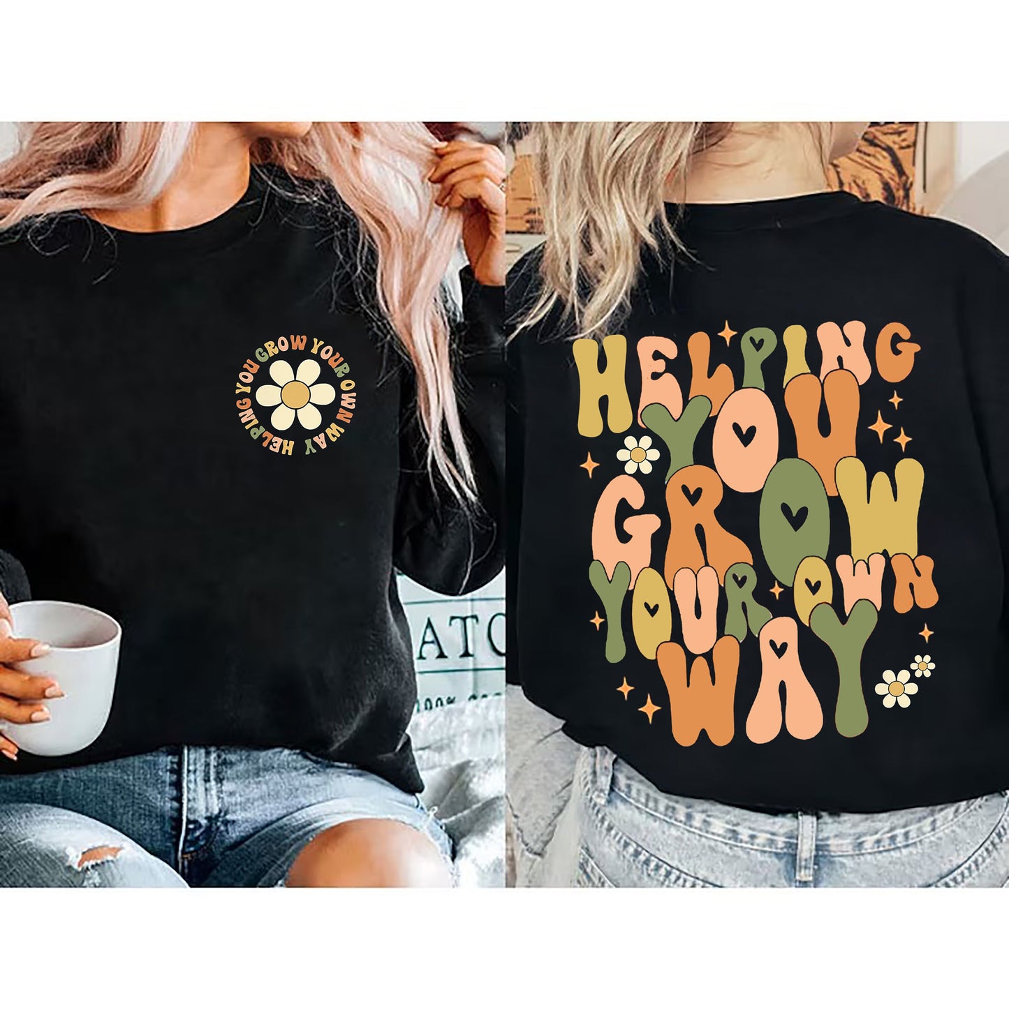 Nurse Sweatshirt, Grow Your Own Way Tee, Applied Behavior Analysis Shirt, Behavior Analyst Sweatshirt, RBT BCBA Gifts, ABA Therapist Autism