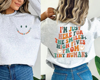 Nurse Sweatshirt, Pediatric Nurse Crewneck Sweatshirt, PEDS Sweatshirt, Gift For Pediatric Nurses, Pediatric Clinic Shirt, Pediatric Nurse