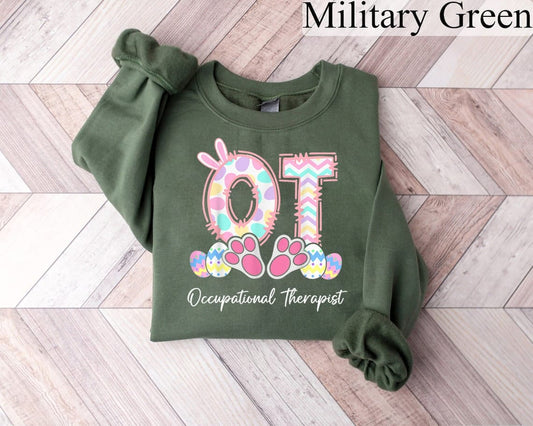 Occupational Therapy Easter sweatshirt, OT Easter Shirt, One Hoppy OT Shirt, Occupational Therapist Shirt, OT Easter Gifts, Happy Easter Day