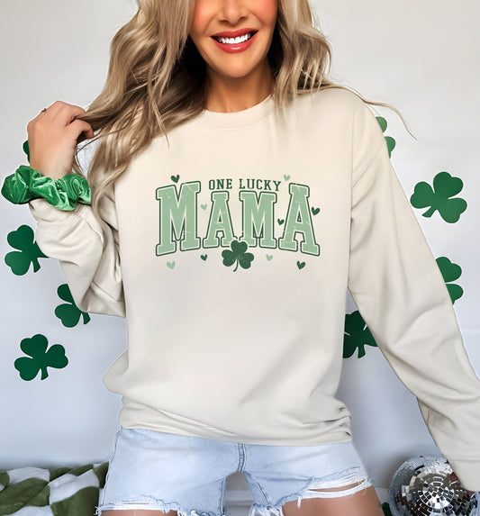Léine Mam Lucky amháin, Léine Lá Fhéile Pádraig Dhaid, Aon Lucky Daidí Tee, Lucky Dad Top, léine St Patricks for Mam