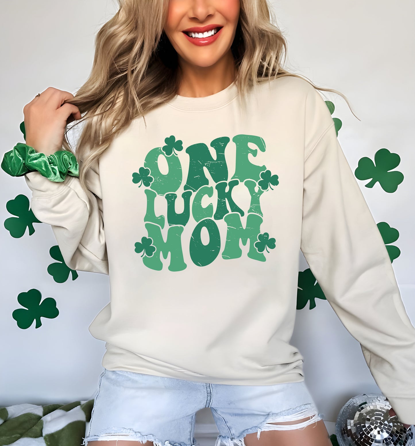 Léine Lucky Luan amháin, Léine Lá Fhéile Pádraig Dhaid, Aon Lucky Daidí Tee, Lucky Dad Top, léine St Patricks for Mon Shir