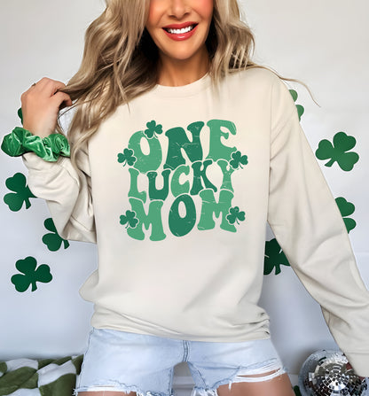 Léine Lucky Luan amháin, Léine Lá Fhéile Pádraig Dhaid, Aon Lucky Daidí Tee, Lucky Dad Top, léine St Patricks for Mon Shir