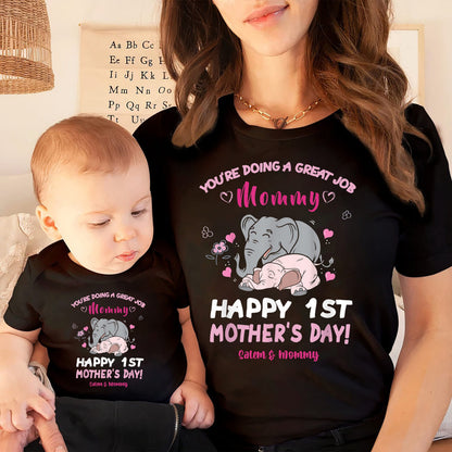 Our First Mothers Day Onesie®, Mothers Day Gift, Mothers Day Onesie, First Mothers Day Onesie, Personalized Onesie, Personalized Gift tee