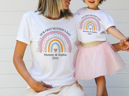 Our First Mothers Day Shirt, Personalised Mothers Day Gift, 1st Mothers Day Gift, First Mothers Day Bodysuit, Gift for Mum, New Mum Gift