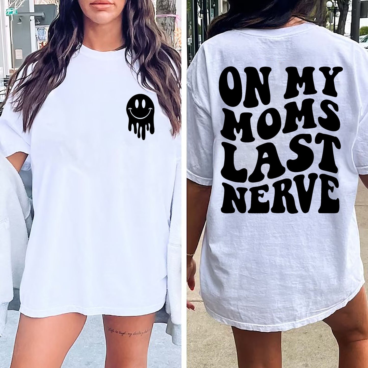 On My Moms Last Nerve Shirt, Mom Sweatshirt, Mama Shirt, New Mom Gift, Mom Birthday Gift, Mama Sweatshirt, Gift For Mom, Mom Shirt