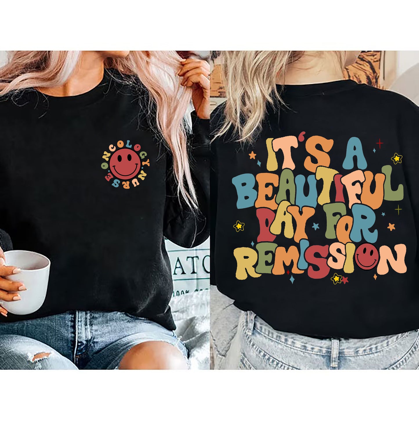 Oncology Nurse Shirt, It's A Beautiful Day For Remission Sweatshirt, Oncologist Shirt, Cancer Care Nurse, Oncology Squad, Nursing Team Shirt