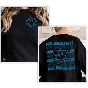 PERSONALIZED Cool Nurses Club Sweatshirt, School Nurse Shirt, Nursing Organizations, Registered Nurse, Nurse Squad, Nurse In Progress Shirt