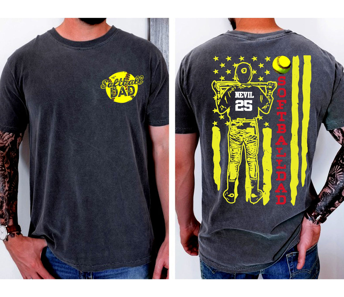 Léine Dhaid Phearsantaithe Softball, Léine Dhaid Softball, Ainm agus Uimhir Chustaim Léine Dhaid Softball, Bronntanas do Dhaid, Geansaí Bronntanas Breithlá Dhaid