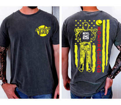 Léine Dhaid Phearsantaithe Softball, Léine Dhaid Softball, Ainm agus Uimhir Chustaim Léine Dhaid Softball, Bronntanas do Dhaid, Geansaí Bronntanas Breithlá Dhaid