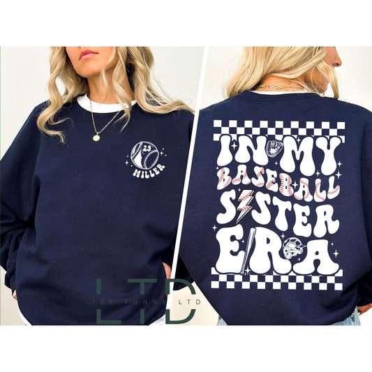 Pearsantaithe I Mo Léine Ré Deirfiúr Baseball, Léine Deirfiúr Spóirt, Léine Deirfiúr Baseball Saincheaptha, Tee Lover Baseball, Léine Deirfiúr Baseball