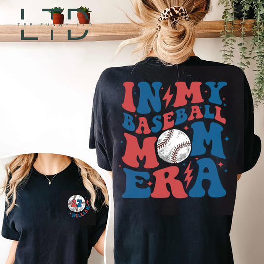 Pearsantaithe I Mo Léine Ré Mam Baseball, Tee Mam Spóirt, Léine Bronntanais Mam Baseball, Lá Cluiche, Léine Mam Baseball Pearsanta, Leannán Baseball