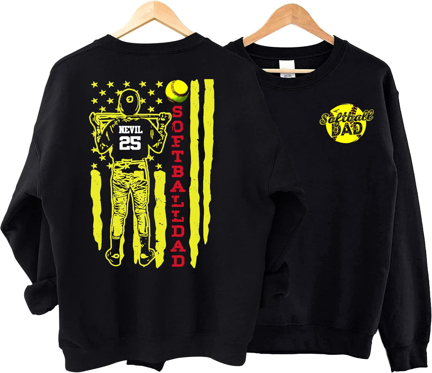 Léine Dhaid Phearsantaithe Softball, Léine Dhaid Softball, Ainm agus Uimhir Chustaim Léine Dhaid Softball, Bronntanas do Dhaid, Geansaí Bronntanas Breithlá Dhaid