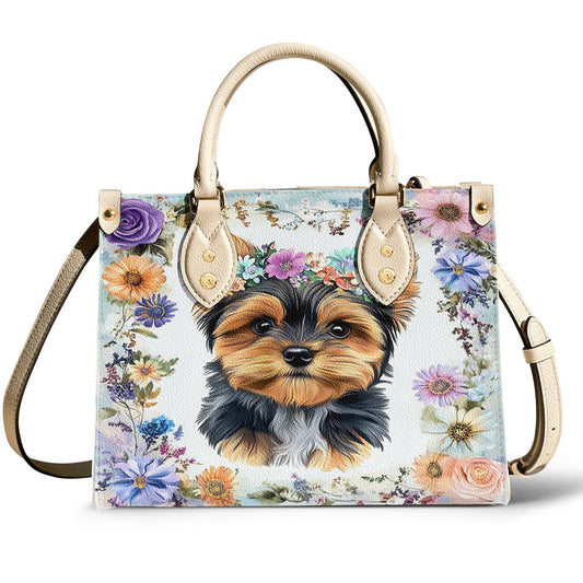 Leather Bag Blossom Pup
