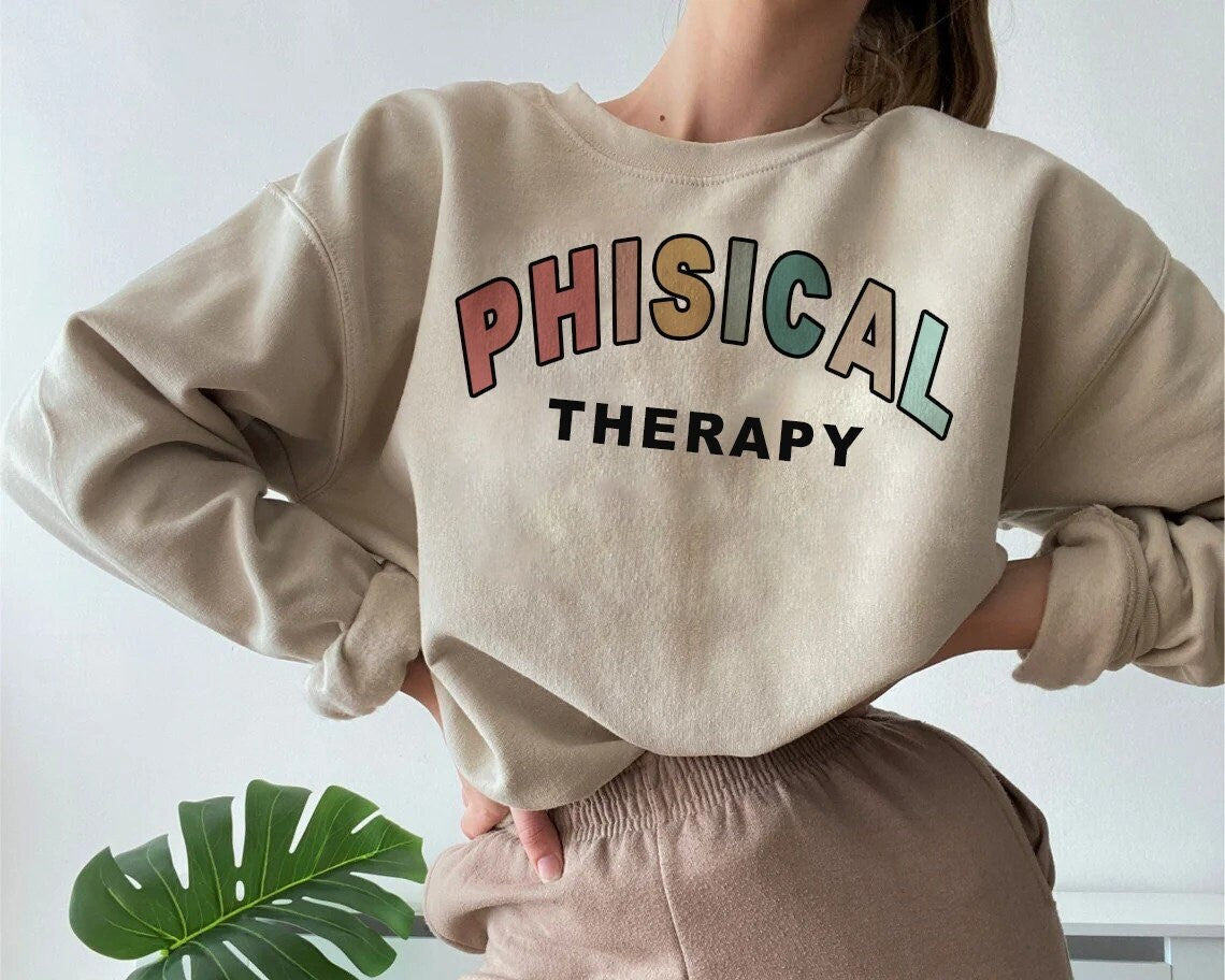 Geansaí PT, Bronntanas Teiripeora Fisiceach, Céimeanna DPT, Cúntóir Teiripe Fisiceach Bronntanas Grádaí PTA, léine Unisex Dochtúir Fisiceach