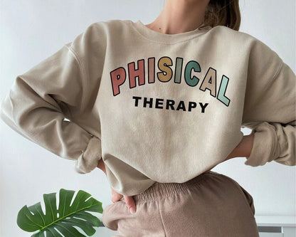 Geansaí PT, Bronntanas Teiripeora Fisiceach, Céimeanna DPT, Cúntóir Teiripe Fisiceach Bronntanas Grádaí PTA, léine Unisex Dochtúir Fisiceach