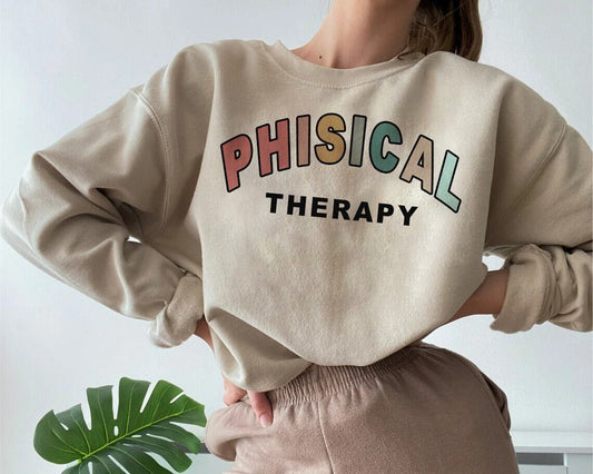 Geansaí PT, Bronntanas Teiripeora Fisiceach, Céimeanna DPT, Cúntóir Teiripe Fisiceach Bronntanas Grádaí PTA, léine Unisex Dochtúir Fisiceach