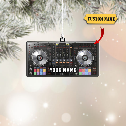 Ornáid Nollag Deejay pearsantaithe, Ornáid DJ, Bronntanas Nollag Deejay, Ornáid Do DJ