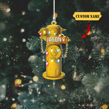 Ornáidí Backpack Uirlis Pearsanta Comhraiceoirí Dóiteáin, Bronntanas d'Fhir Daid Son, Maisiú Ornáide